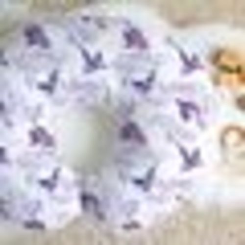 Nursery Bedding - Dragon Fire Purple with Clouds