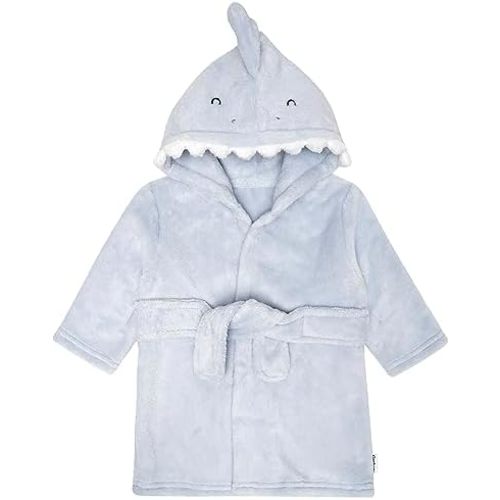 Gerber Unisex Baby Plushy Soft Hooded Animal Character Bathrobe