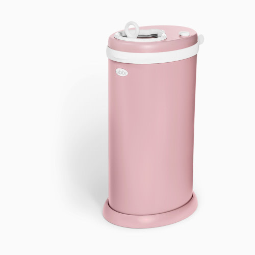 Ubbi Ubbi x Babylist Matte Steel Diaper Pail - Matte Fig Blossom