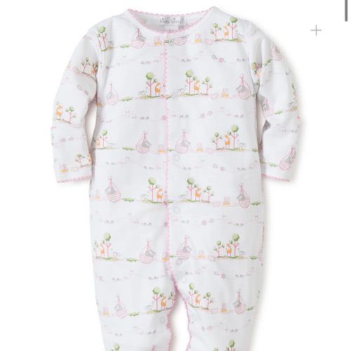 Noah's Pink Print Footie