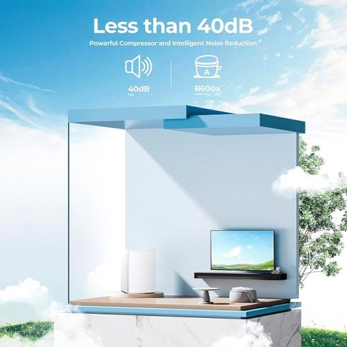 3.0 Cu.ft Upright Freezer, Small Mini Freezer with Adjustable Thermostat, Removable Shelves, Reversible Single Door, for Bedroom/Home/Dorms/Apartment (White)