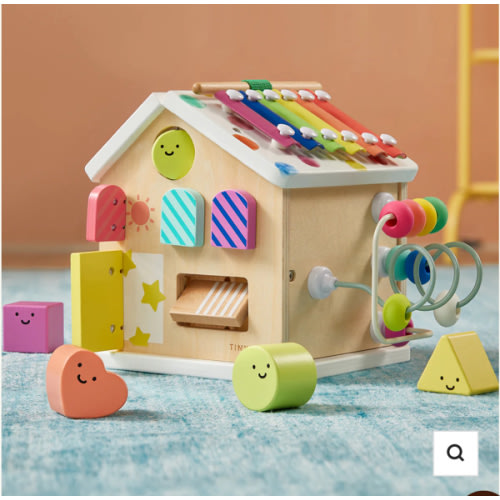Tiny Land® Cottage Activity Cube - Rainbow