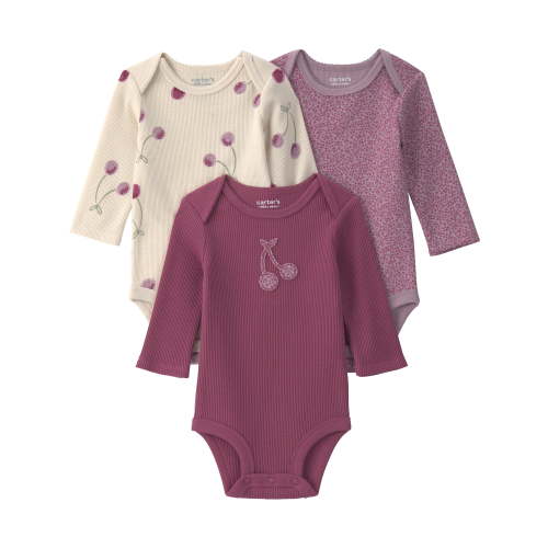 Carter's Child of Mine Baby Bodysuits, 3-Pack, Preemie-18 Months