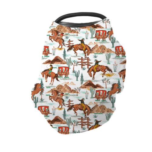 Western life car seat multi use cover