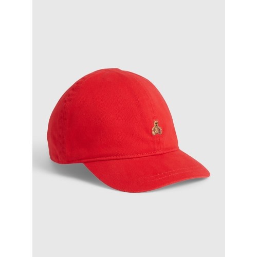 Baby Baseball Hat in tomato red, size: 6-12 M