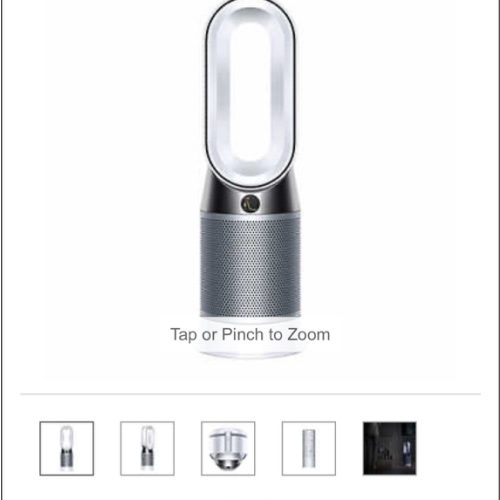 Dyson Purifier Hot+Cool Purifying Heating Fan HP4B | Costco