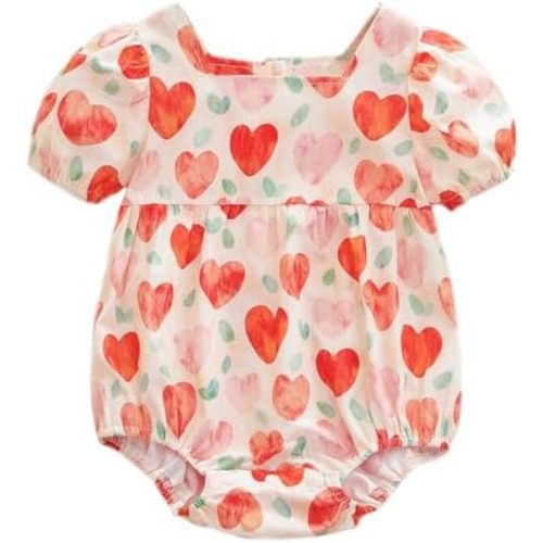 Simplee kids Baby Girls Vintage Floral Romper Dress Infant Sleeveless One-Piece Jumpsuit Clothes for 6-24 Months