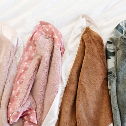 SATIN BACK RECEIVING BLANKET | TULIP