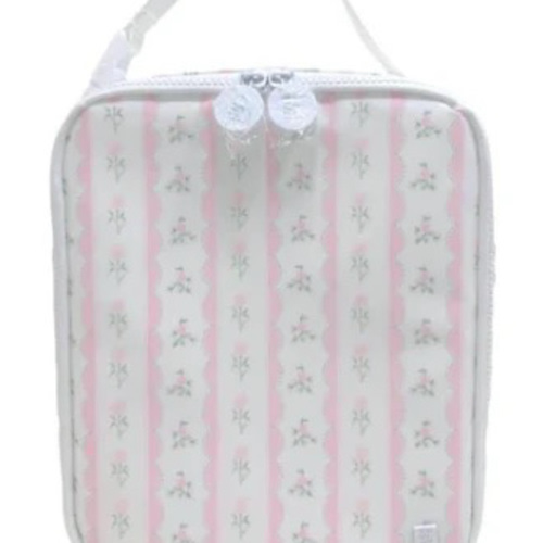 PINK RIBBON FLORAL BRING IT INSULATED BAG – Southern Sorelle Embroidery Boutique