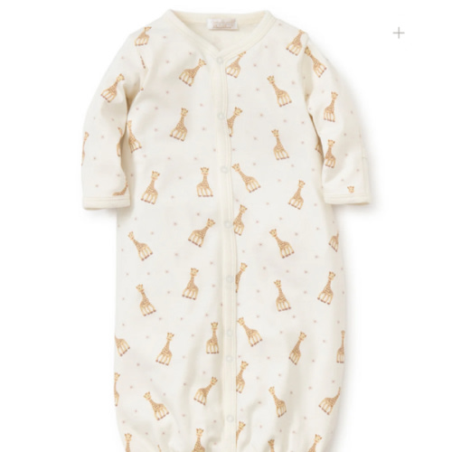 Sophie la girafe Ecru Print Converter Gown