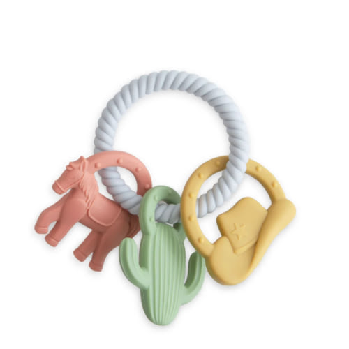 Mushie Western Teething Ring – Babyletto