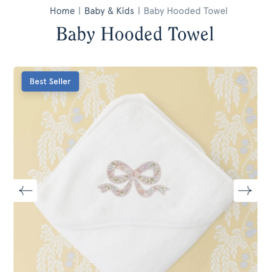 Baby Hooded Towel