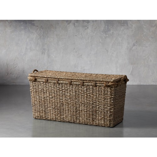 Entry Console Basket in Natural
