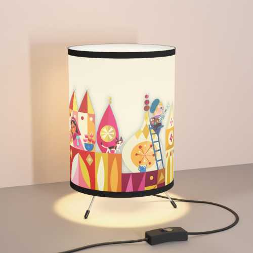 It&#39;s A Small World Tripod Lamp