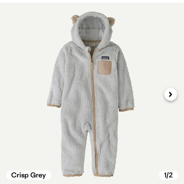 Patagonia Baby Furry Friends Fleece Bunting