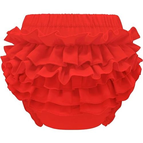 Olreco Baby Bloomers Diaper Covers for Girls Ruffle Bloomers for Toddler Girls Diaper Cover Baby Girl Shorts Infant Underwear