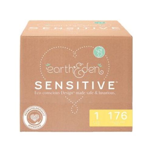 Earth & Eden Baby Diaper Size 1, 8 to 14 lbs. 10008045, 176 Ct