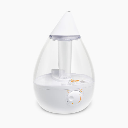 Crane Drop Ultrasonic Cool Mist Humidifier - White/Clear