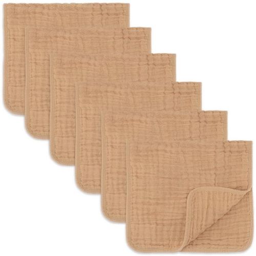 Muslin Burp Cloths Large 100% Cotton by Comfy Cubs