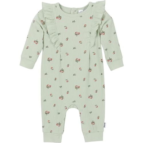Gerber baby-girls Baby Girls' Ruffle-edge Romper 3-6 months
