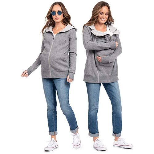 Seraphine Women's 3 in 1 Maternity Hoodie - Small