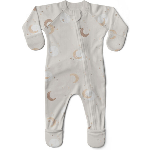 Grow With You Footie + Snug Fit, Luna - Goumi Sleepwear | Maisonette