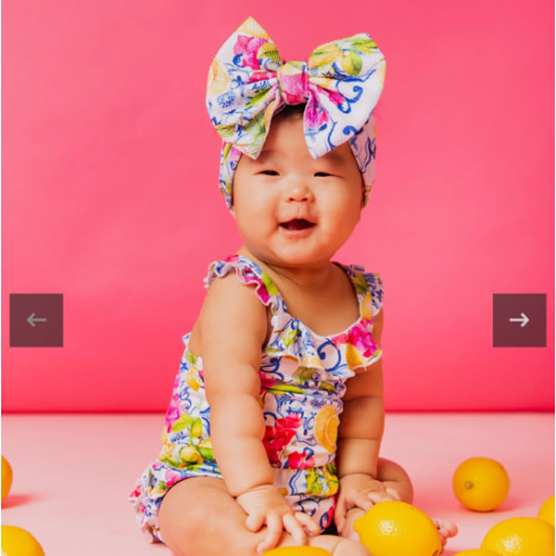 Carpe Lemon Bubble Romper
