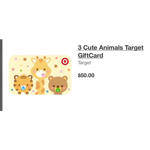 "gift card target baby shower"