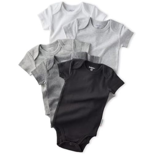 Avery 5-Pack Short Sleeve Bodysuits​ 100% Organic Cotton for Baby Boys​ & Girls