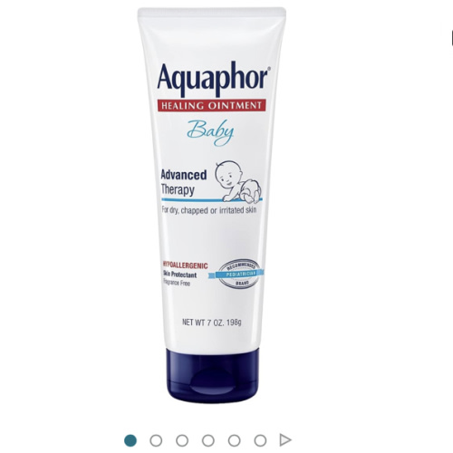 Aquaphor Baby Healing Ointment Advanced Therapy Skin Protectant, Dry Skin and Diaper Rash Ointment, 7 Oz Tube