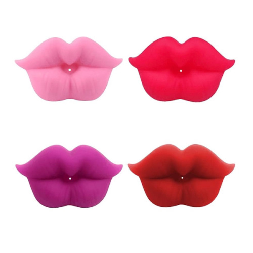 4-Packs Funny Baby Pacifier,Soft Silicone Lips Pacifiers,Lips Pacifiers for Babies 0-36 Months,Cute Lip Pacifier, BPA Free