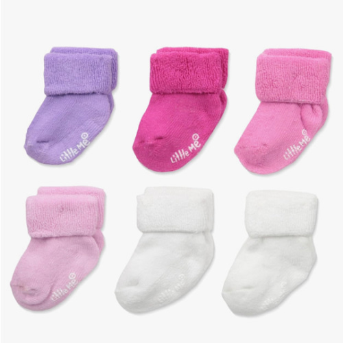 Little Me baby-girls 6 Pack Variety Socks