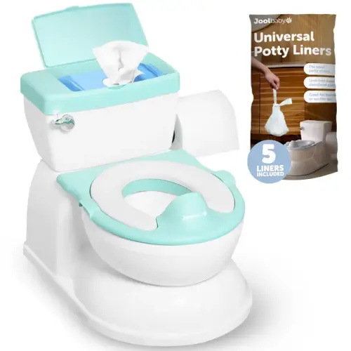 Real Feel 2-in-1 Potty with Wipes Storage, Flushing Sounds & - TikTok Shop