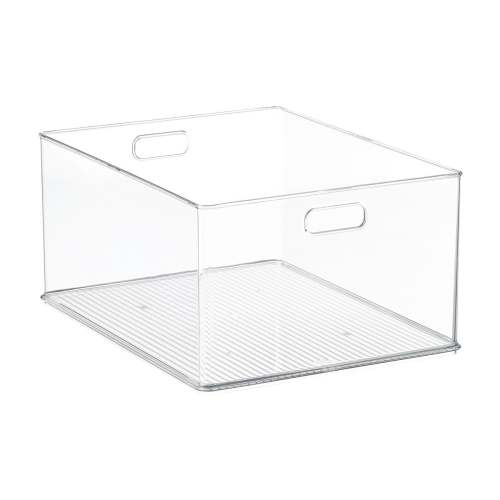 iDesign Linus RPET Stackable Storage Bins | The Container Store