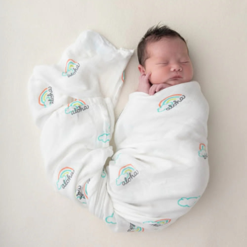 Pot O'Aloha Muslin Swaddle Blanket - Coco Moon Hawaii