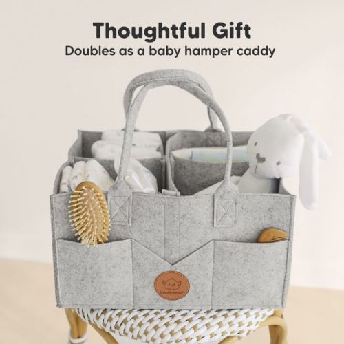 Original Baby Diaper Caddy Organizer, Large Storage Caddy Organizer for Nursery, Changing Table