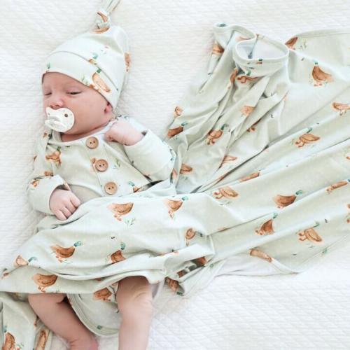 Lucky Ducky Oversized Swaddle Blanket