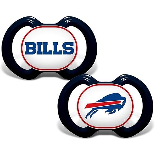 BabyFanatic Pacifier 2-Pack - NFL Buffalo Bills - Officially Licensed League Gear