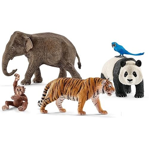 schleich Wild Life - 5PC Wild Animal Toy Set
