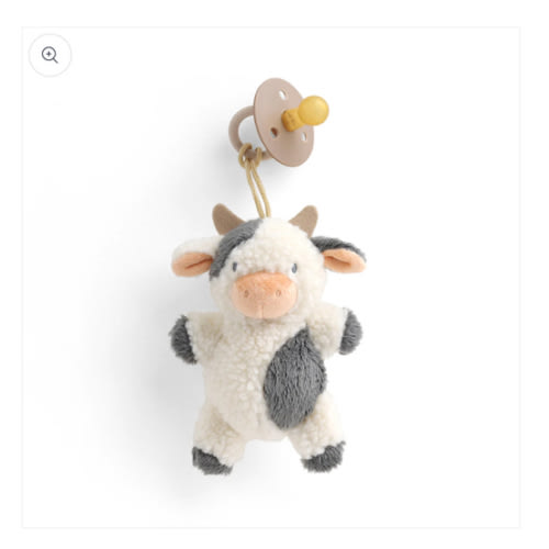 Natural Rubber Pacifier Lovey - Buy Now at Itzy Ritzy® | #RubberPacifier