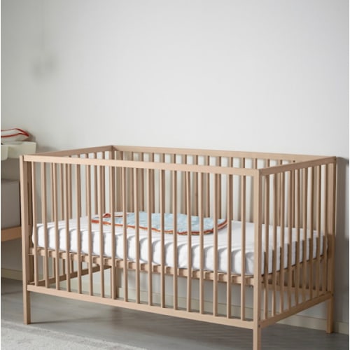SNIGLAR Crib - beech - IKEA