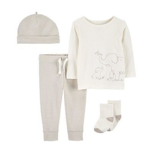 Baby Carter's 4-Piece Elephant Outfit Set