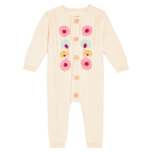 Baby Idrisa cotton and cashmere onesie