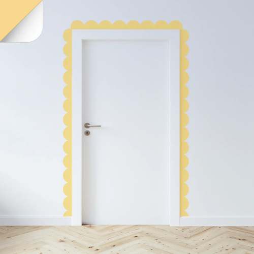 Scalloped Border Decals: Skater Gator Colourways