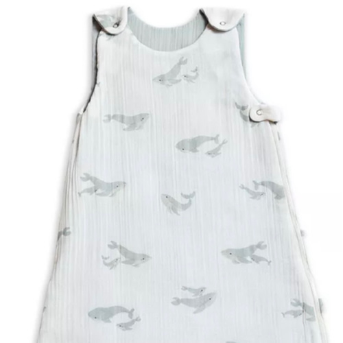 Pehr 1.7 Tog Sleep Bag - whale