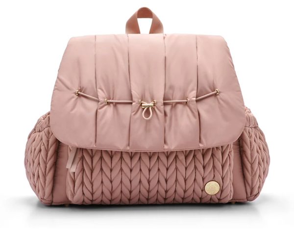 Levy Backpack Diaper Bag- Dusty Rose