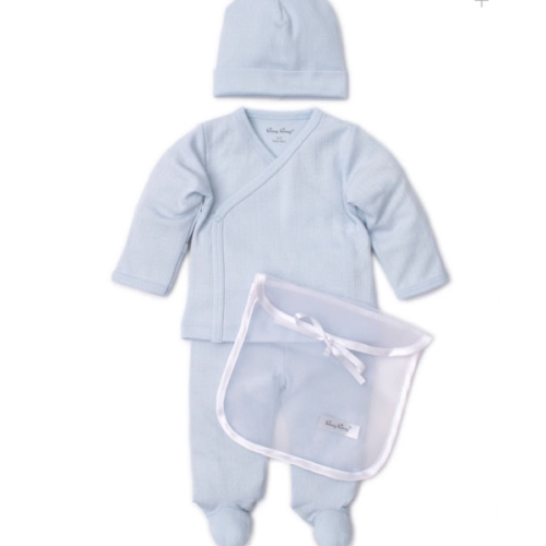 Kissy Pointelle Blue Take Me Home Gift Set