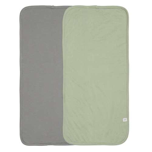 Burp Cloths Pack (2) - Moss Pebble