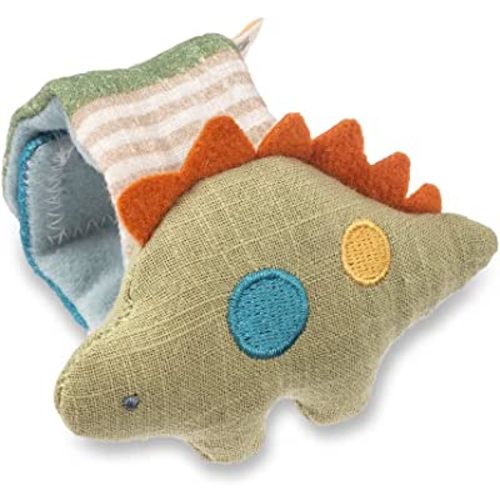 Itzy Ritzy - Itzy Bitzy Rattle, Wearable Wrist Rattle, Dinosaur (WW8085)