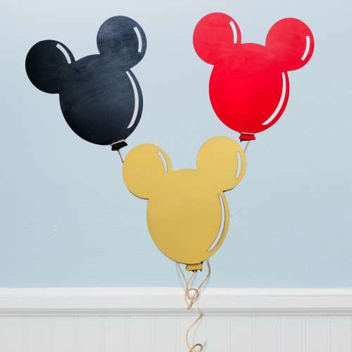Mickey Balloon Wall Decor, Themepark Sign, Kids Room Decor, Baby Name Sign, Balloon Decor